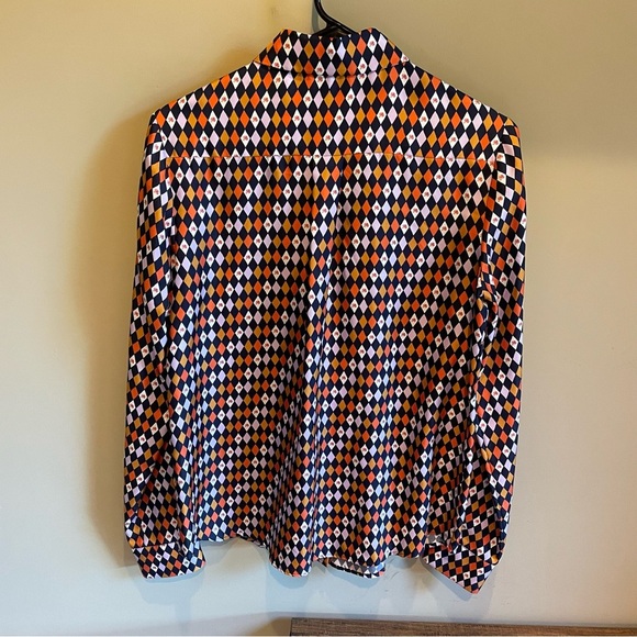 Gabriela Hearst Patterned Silk Blouse sz 40 - Picture 4 of 7